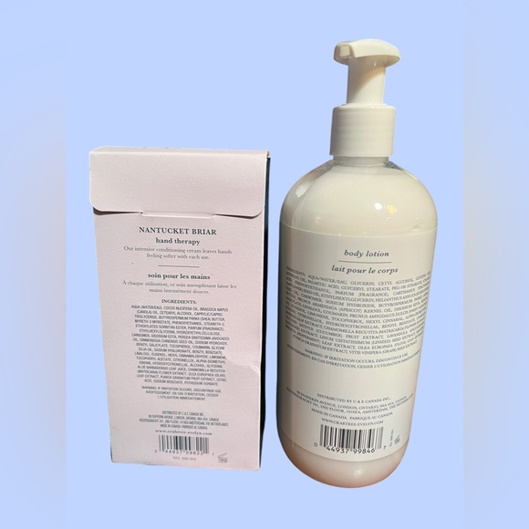 Crabtree & Evelyn NWT Nantucket Briar Scent Body Lotion and Hand Therapy Cream - Picture 2 of 5